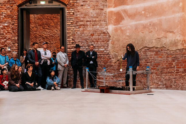 Foto Eröffnung Musik von Ann Marie Naijdarek