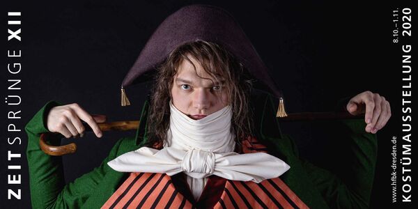 [Translate to English:] Flyer zur Ausstellung Zeitsprünge XII