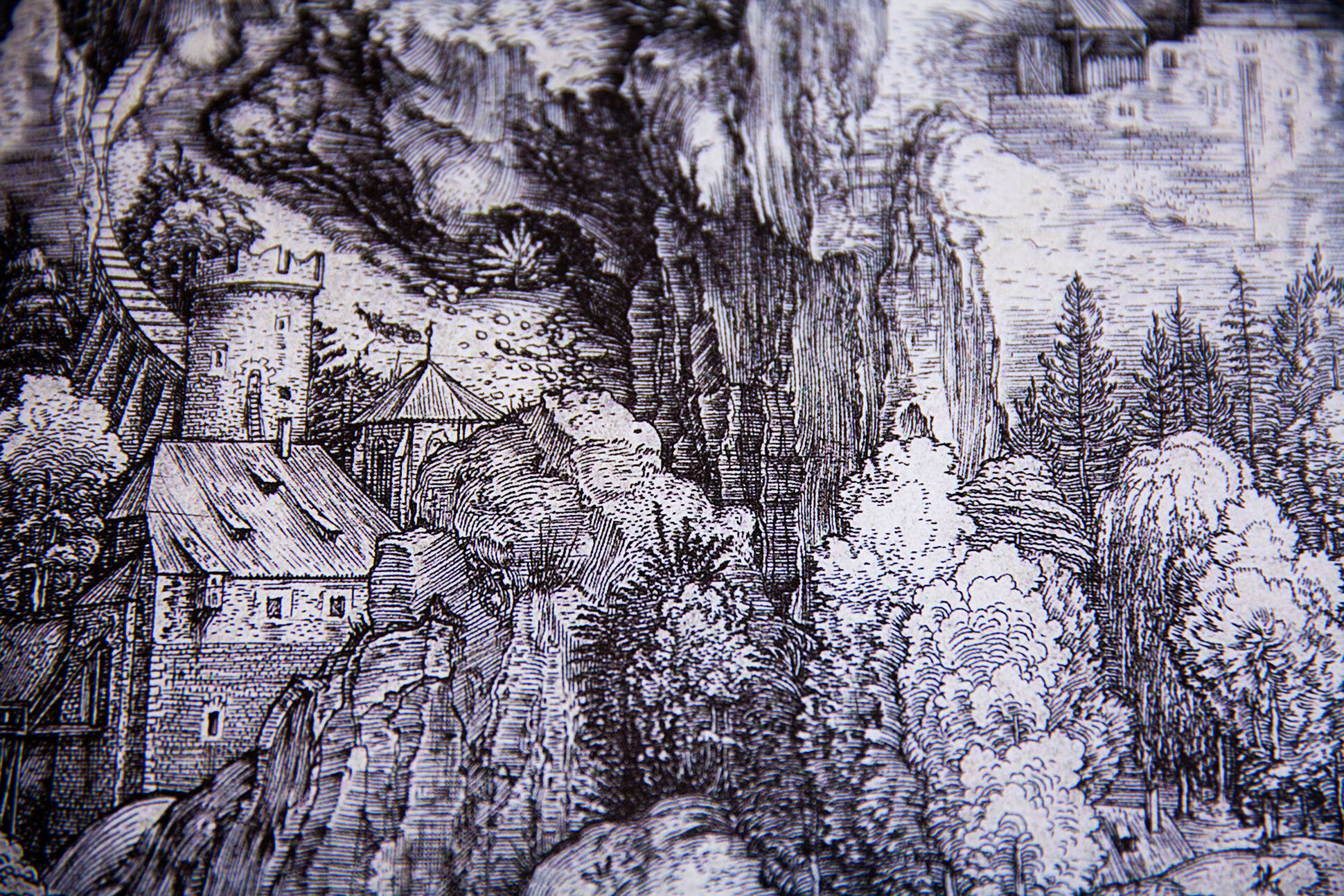 Detail aus dem aufgeschlagenen Buch "Dürer’s Journeys: Travels of a Renaissance Artist" Detail aus dem aufgeschlagenen Buch "Dürer’s Journeys: Travels of a Renaissance Artist"