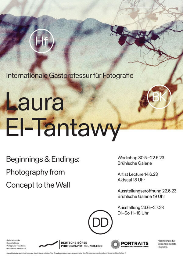[Translate to Englisch:] Poster mit Daten zur Ausstellung und Workshop