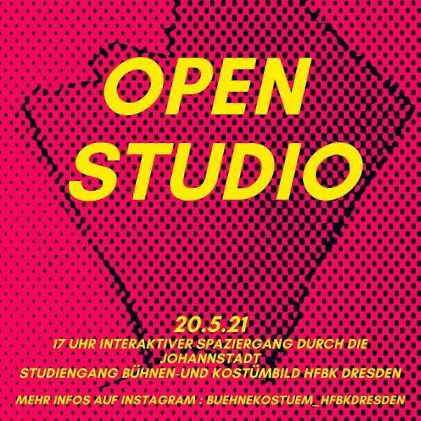 Plakat pink Open Studio