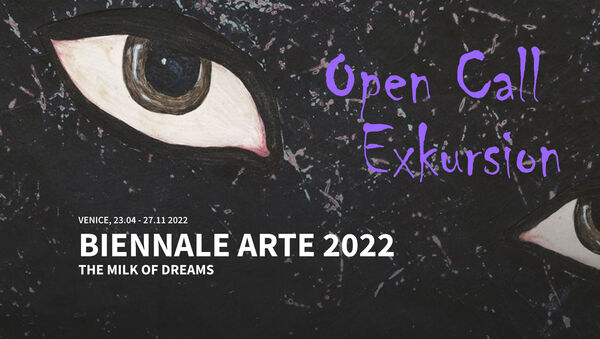 Grafik zur Ausschreibung für Biennale Venedig