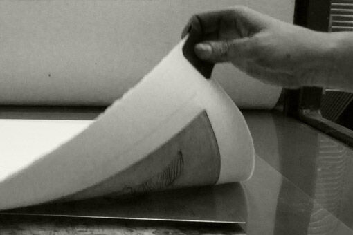 Detailansicht Radierung