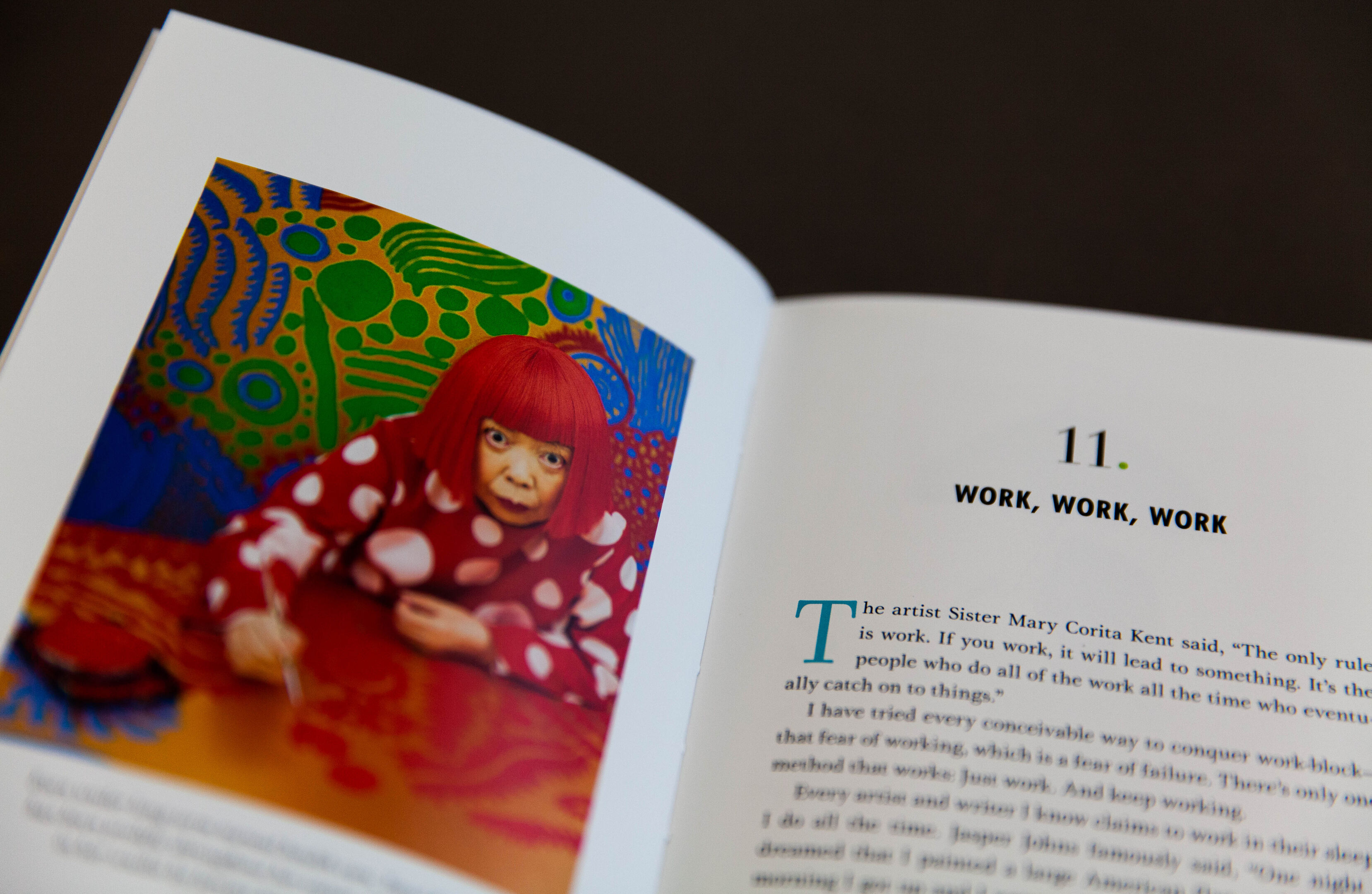 Aufgeschlagenes Buch mit Abbildung