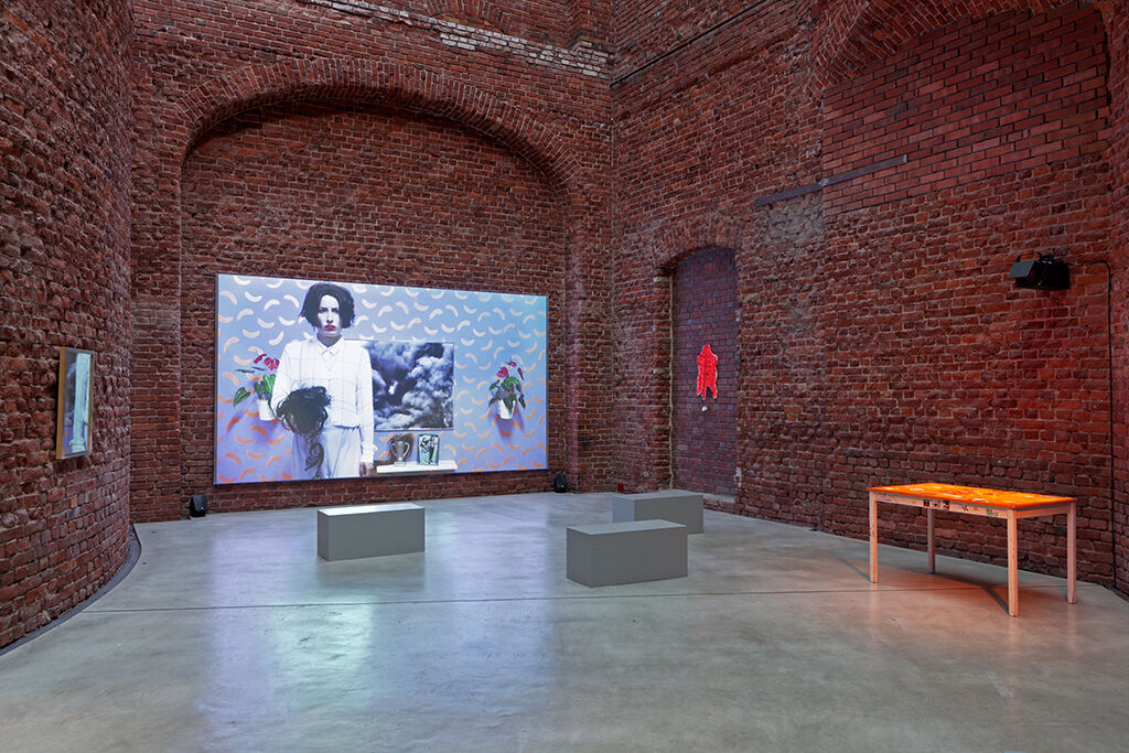 [Translate to English:] Existenz Spuren © Andreas Seeliger | Ausstellungsansicht