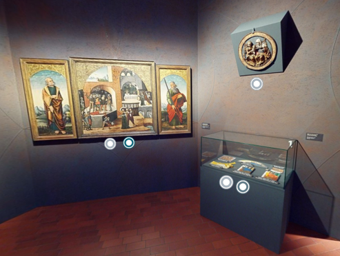 Blick in die virtuelle Ausstellung KRUŠNOHOŘÍ / ERZGEBIRGE – SPÄTMITTELALTERLICHE KUNST