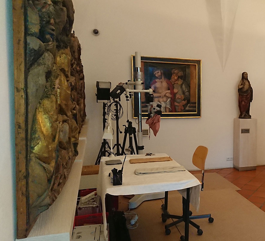 Restaurierung im Museum Freiberg