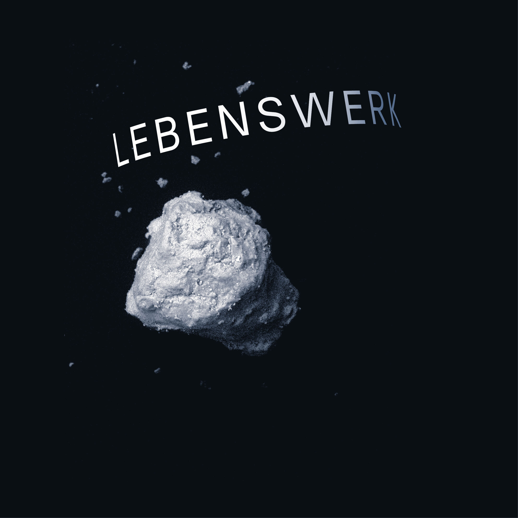 schwarzer Hintergrund mit Sandkorn