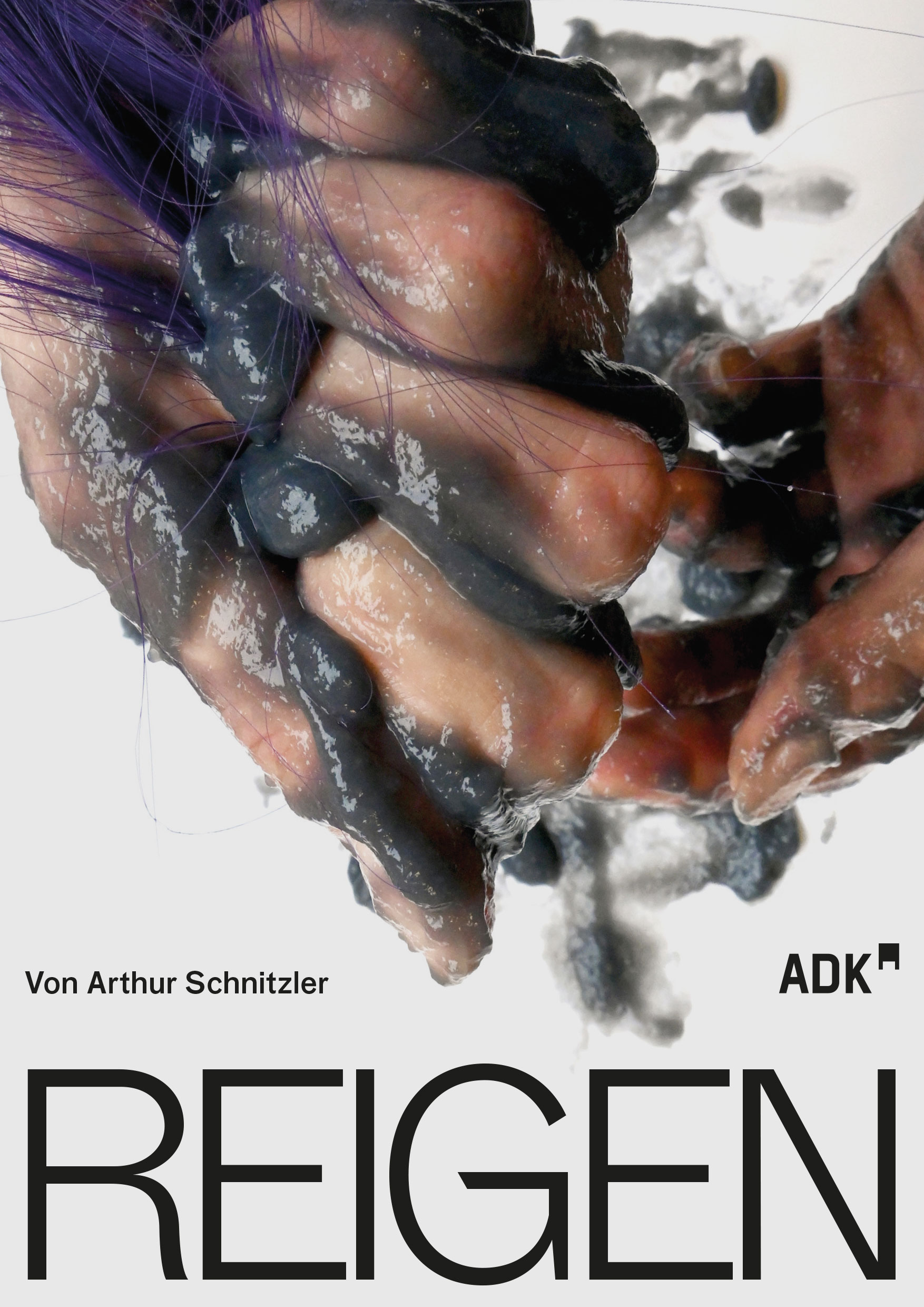 Plakat zum Theaterstück "Reigen"