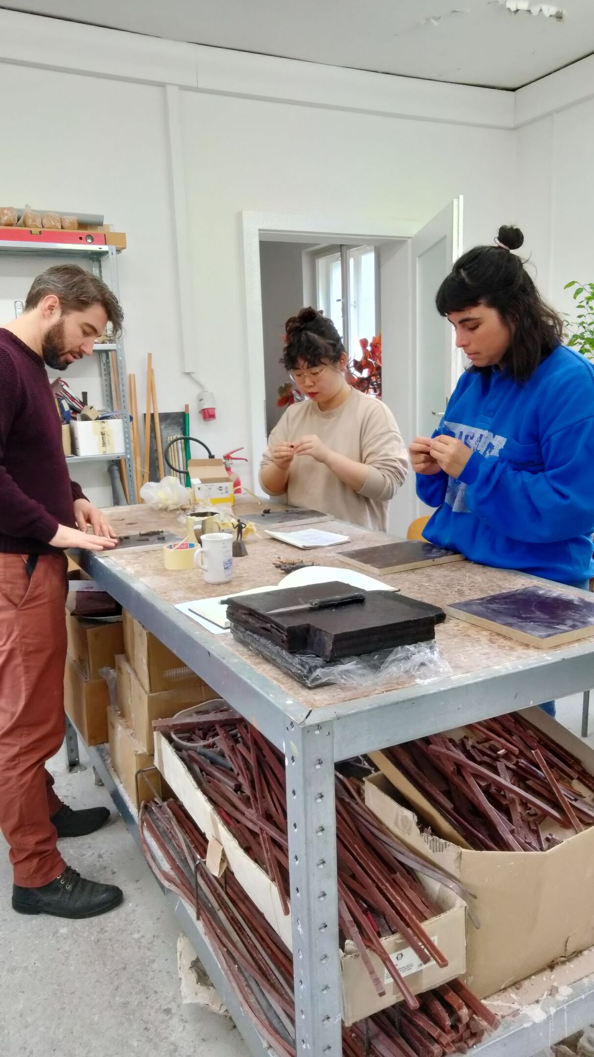 waxworkshop at HfBK Dresden Pfotenhauerstraße