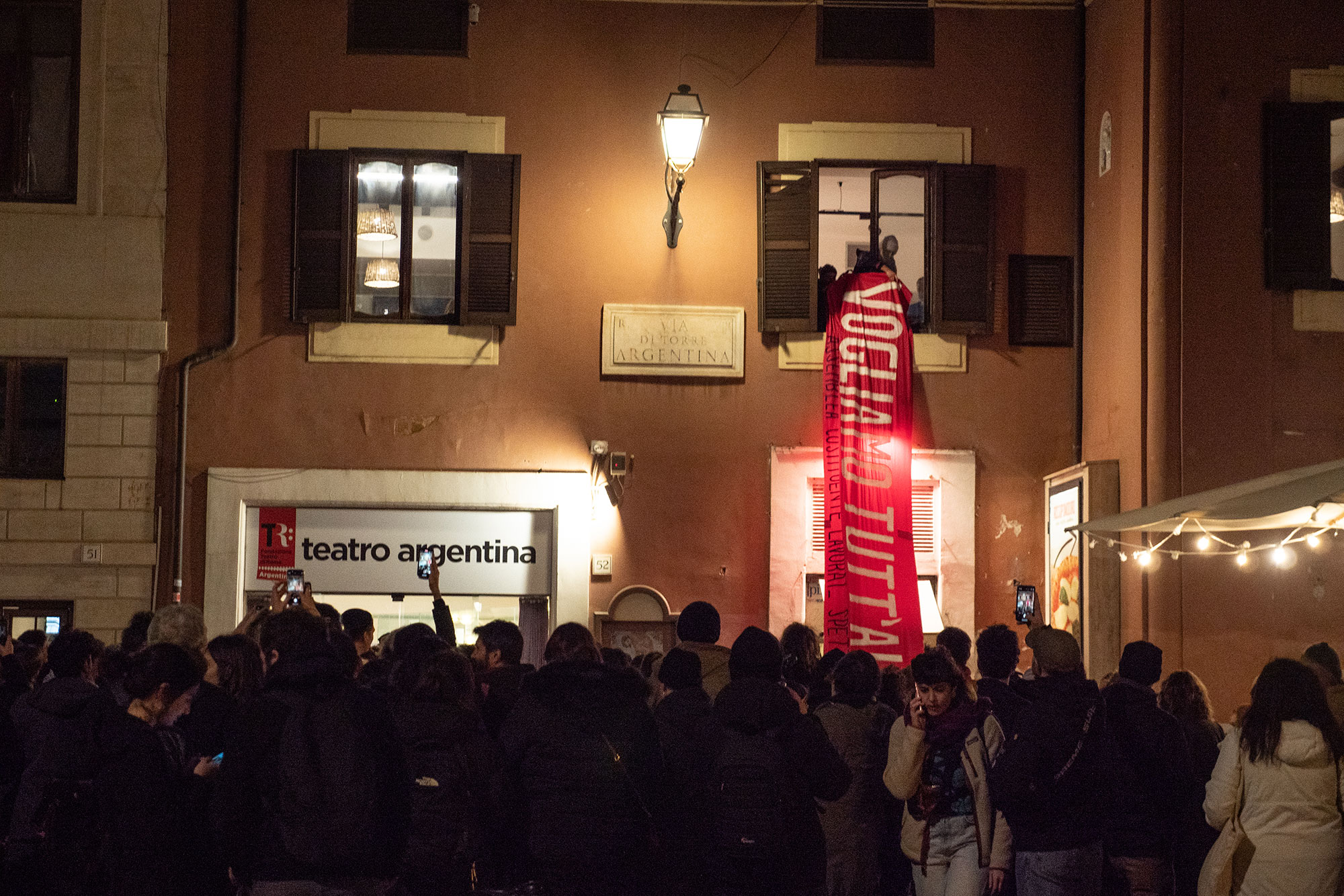 Szene einer Demonstration Szene einer Demonstration