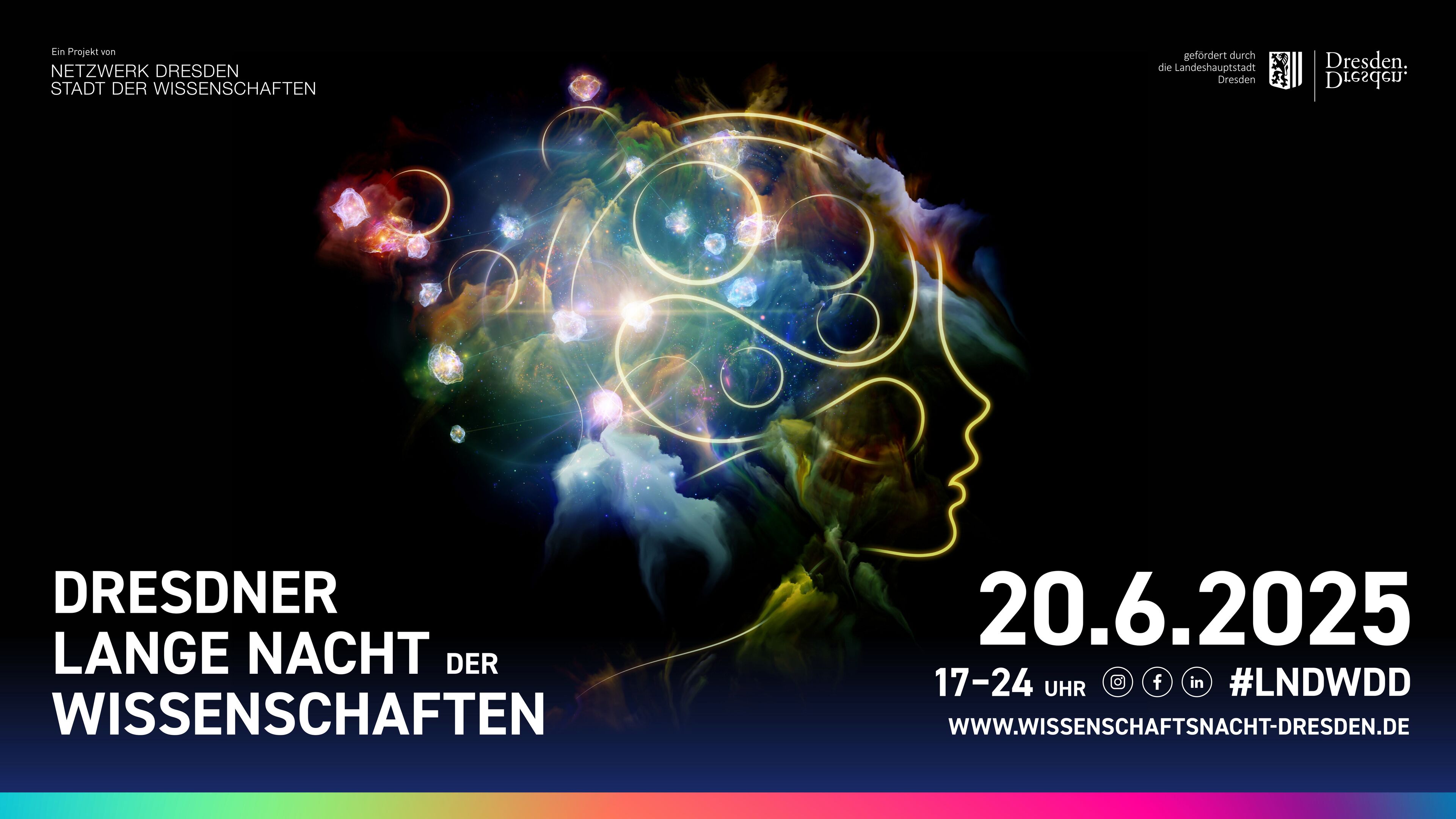 staunendes gesicht im profil