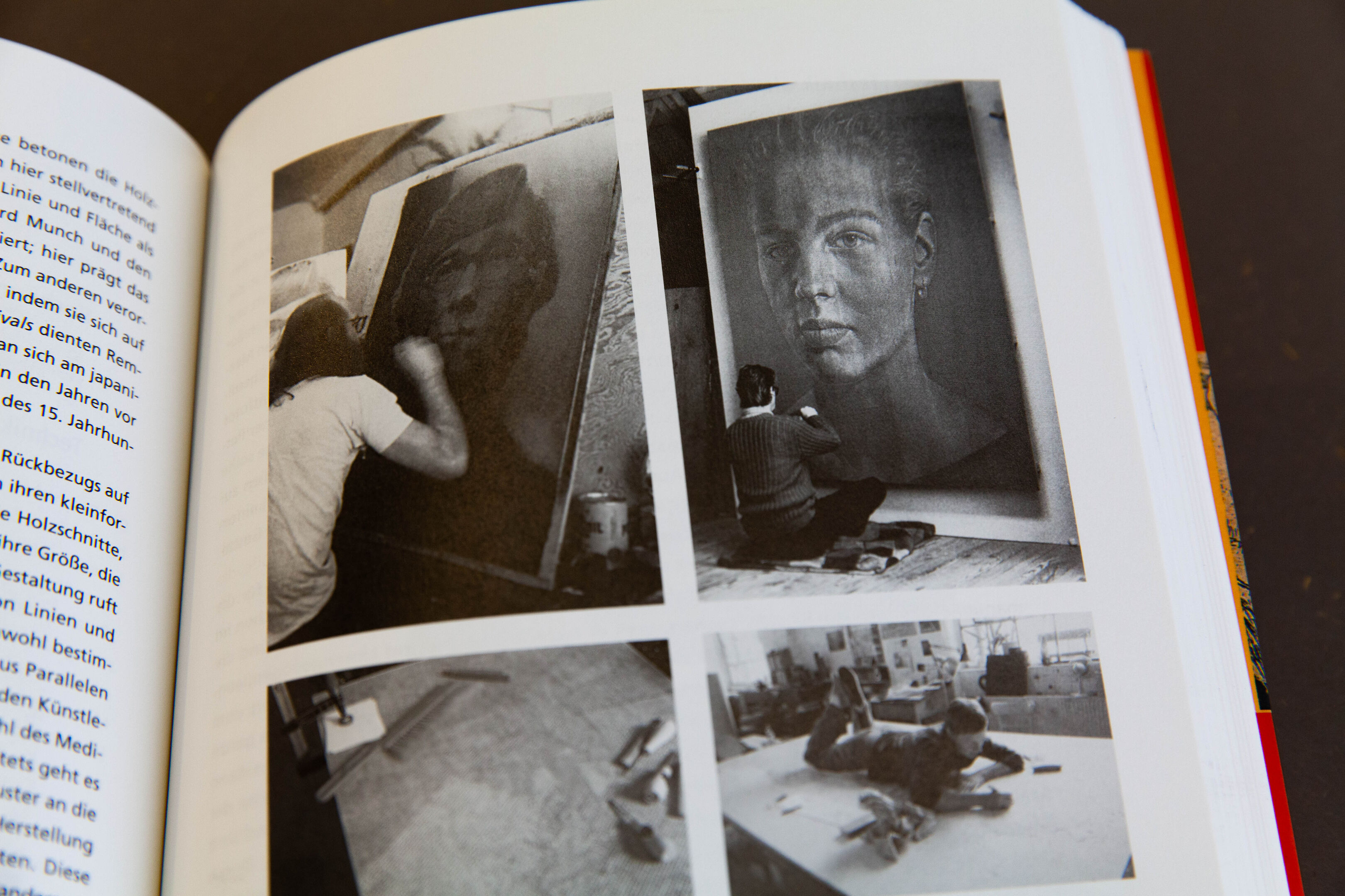 Foto einer Seite des Buchs "Unzeitgemäße Techniken"