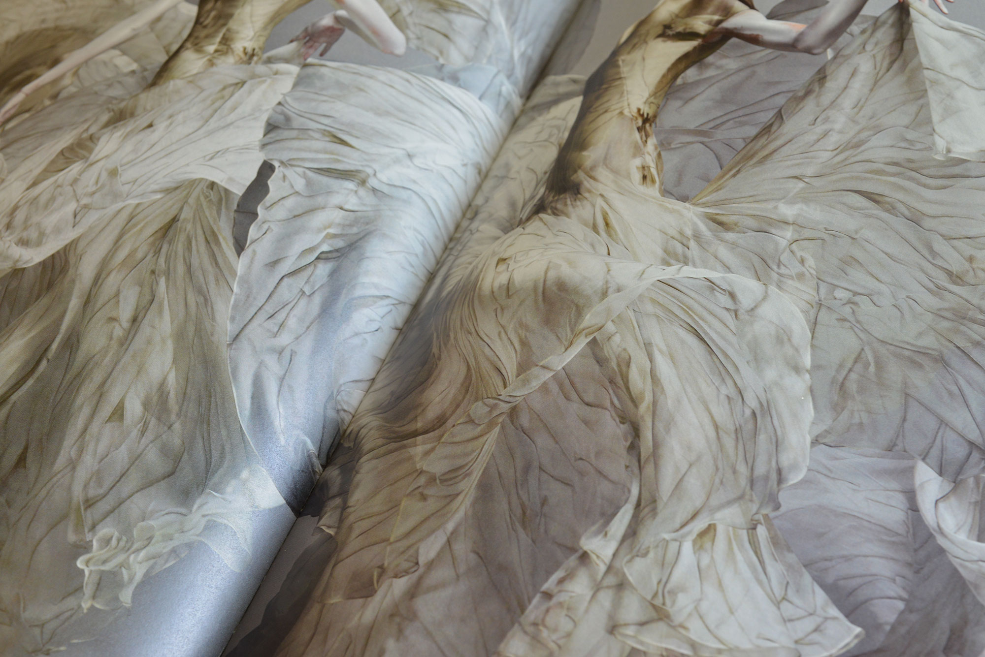 Aufgeschlagene Seiten des Buchs "Alexander McQueen. Savage Beauty"